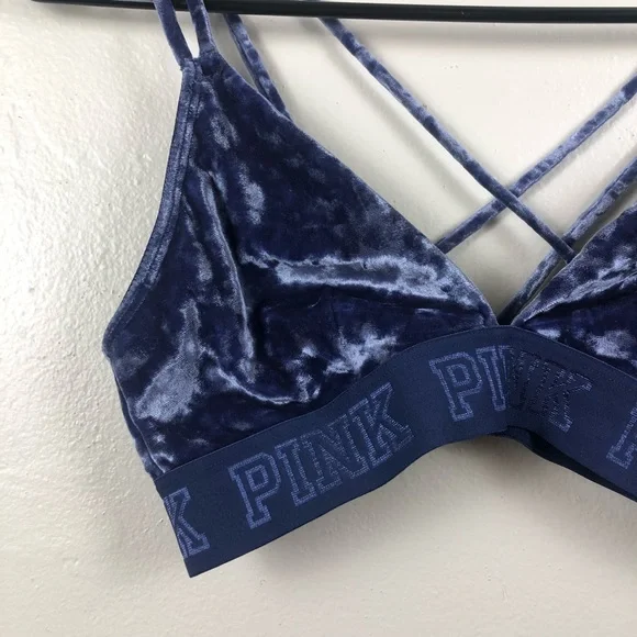 Victoria’s Secret Pink Crushed Velvet Bralette - Picture 3 of 6